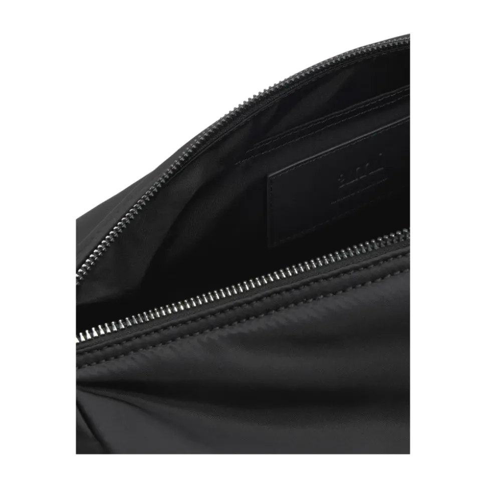 Schwarze Heart Logo Bum Bag