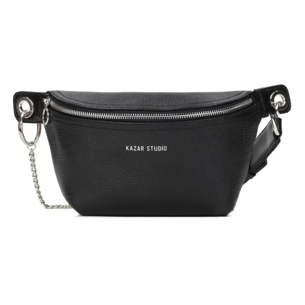Schwarze Hüfttasche für Damen