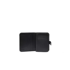 Schwarze Kompakte Geldbörse mit Elegantem Design