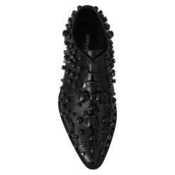 Schwarze Lackleder Schnürschuhe