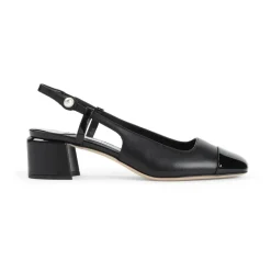 Schwarze Lackpumps