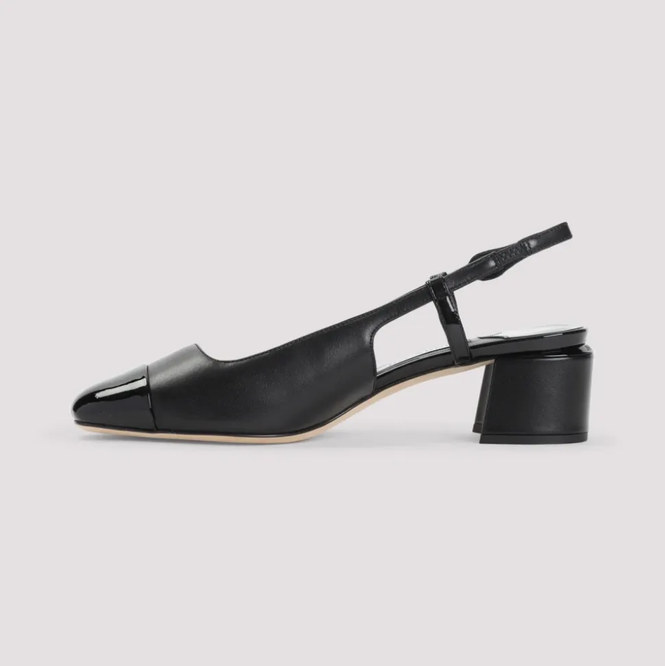 Schwarze Lackpumps
