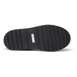 Schwarze Leder Chelsea Stiefel
