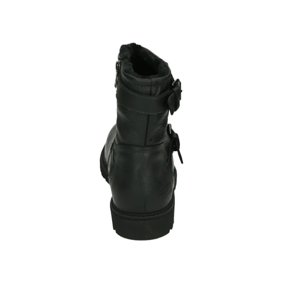 Schwarze Leder Herrenstiefel FAUST C28