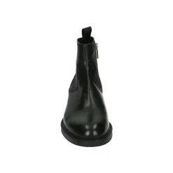 Schwarze Leder Herrenstiefel