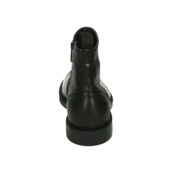 Schwarze Leder Herrenstiefel