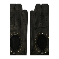 Schwarze Lederhandschuhe GL01G