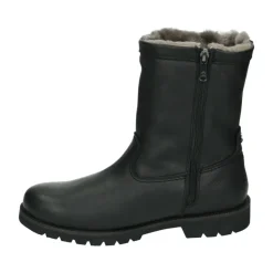 Schwarze Leder-Herrenstiefel