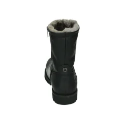 Schwarze Leder-Herrenstiefel