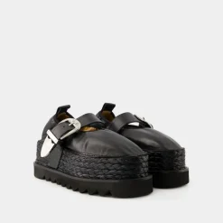 Schwarze Lederloafers - Mandelförmige Spitze
