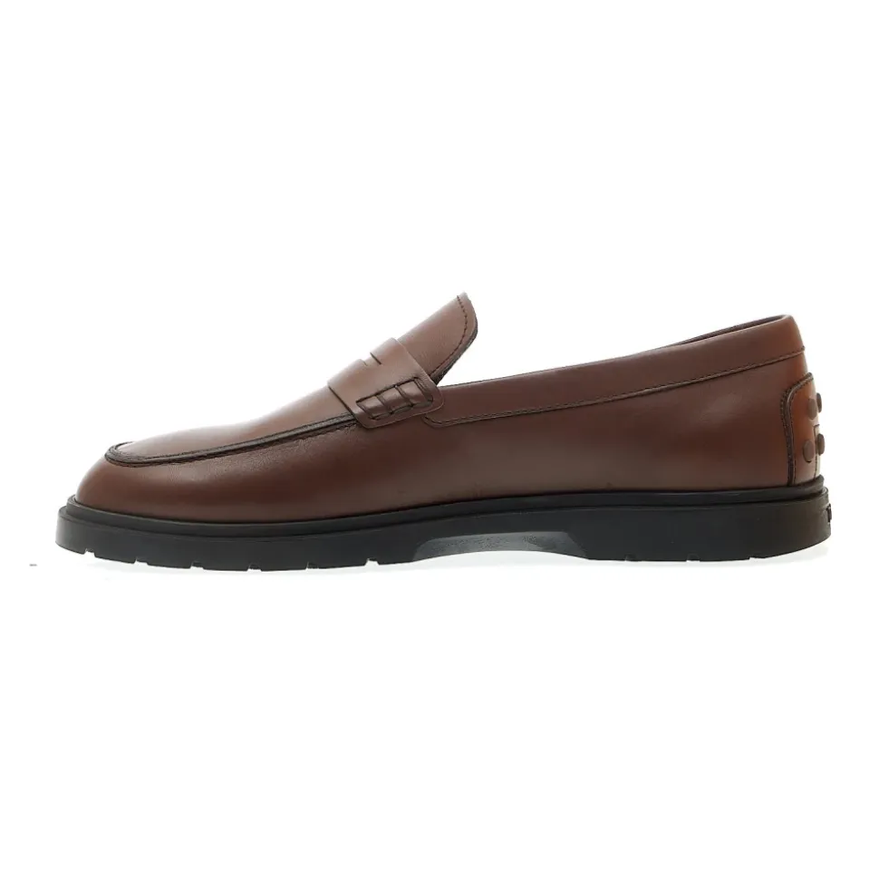Schwarze Lederslipper stilvolles Design