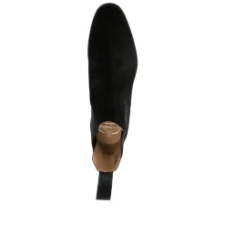 Schwarze Lederstiefel