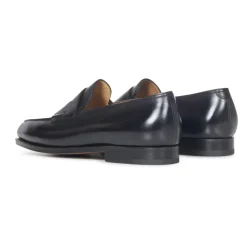 Schwarze Loafer Schuhe Eleganter Stil