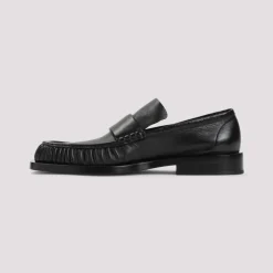 Schwarze Loafer Schuhe Luxus Leder