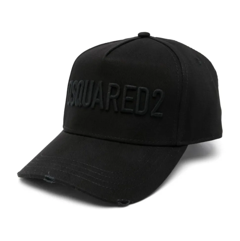 Schwarze Logo Baseballkappe Stilvolles Accessoire