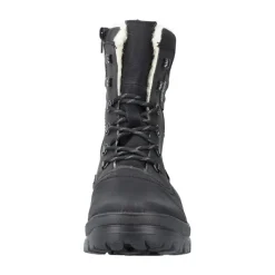 Schwarze, lässige, geschlossene Stiefeletten