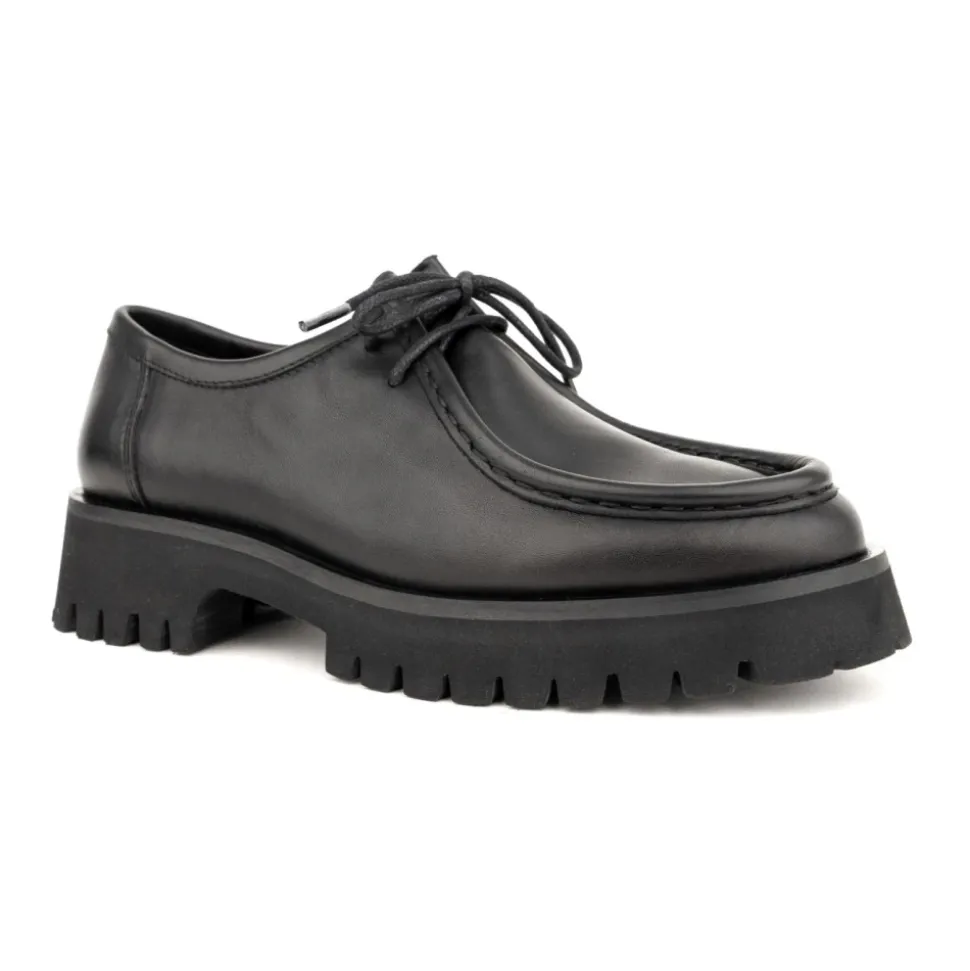 Schwarze lässige Loafers mit Gummisohle