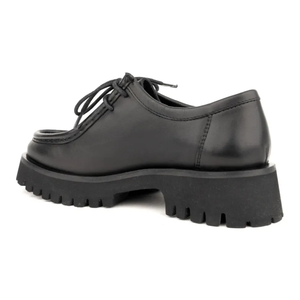 Schwarze lässige Loafers mit Gummisohle