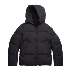 Schwarze Matte Daunenjacke All-Season Essential