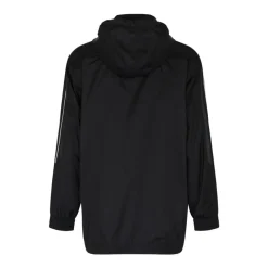 Schwarze Nylon Sportjacke