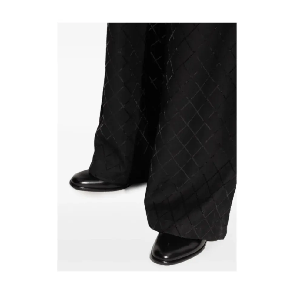 Schwarze Oxford-Schuhe aus Leder mit mandelförmiger Spitze