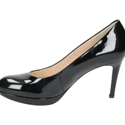 Schwarze Pumps mit Gummisohle