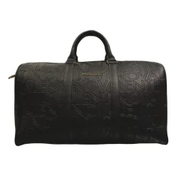 Schwarze Reisetasche mit Reißverschluss