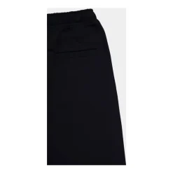 Schwarze Relax-Fit-Sweatpants