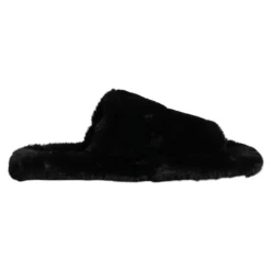 Schwarze Samt Hausschuhe Schuhe