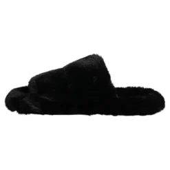 Schwarze Samt Hausschuhe Schuhe