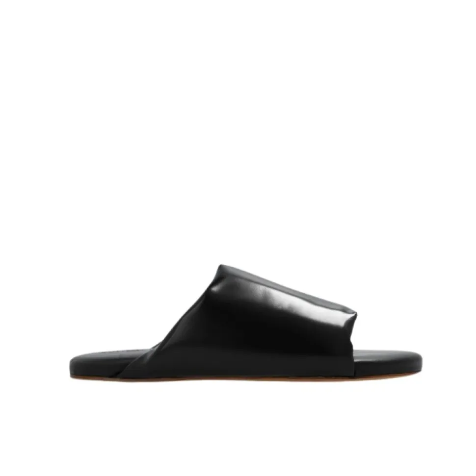 Schwarze Sandale V2LR0