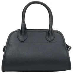 Schwarze Satchel Handtasche