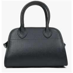 Schwarze Satchel Handtasche