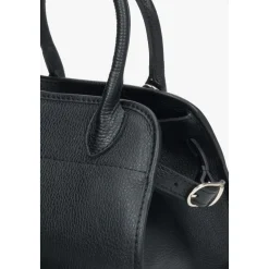 Schwarze Satchel Handtasche