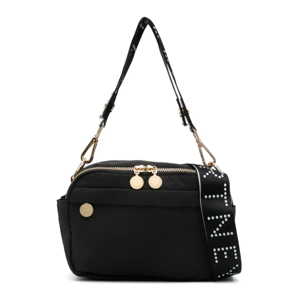 Schwarze Schultertasche Elegant und Funktional