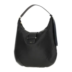Schwarze Schultertasche für Frauen