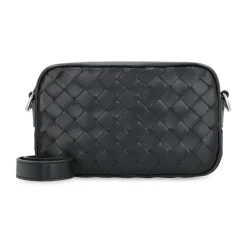 Schwarze Schultertasche Mini Kamera Stil