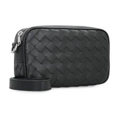 Schwarze Schultertasche Mini Kamera Stil
