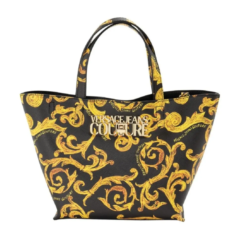 Schwarze Schultertasche von Versace