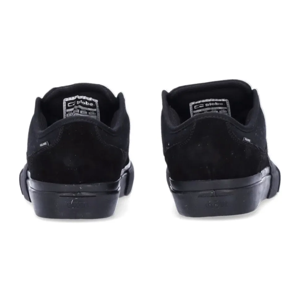 Schwarze Skate Schuhe Schnürung Vulkanisiert