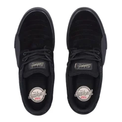 Schwarze Skate Schuhe Schnürung Vulkanisiert