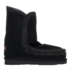 Schwarze Slip-on Stiefel