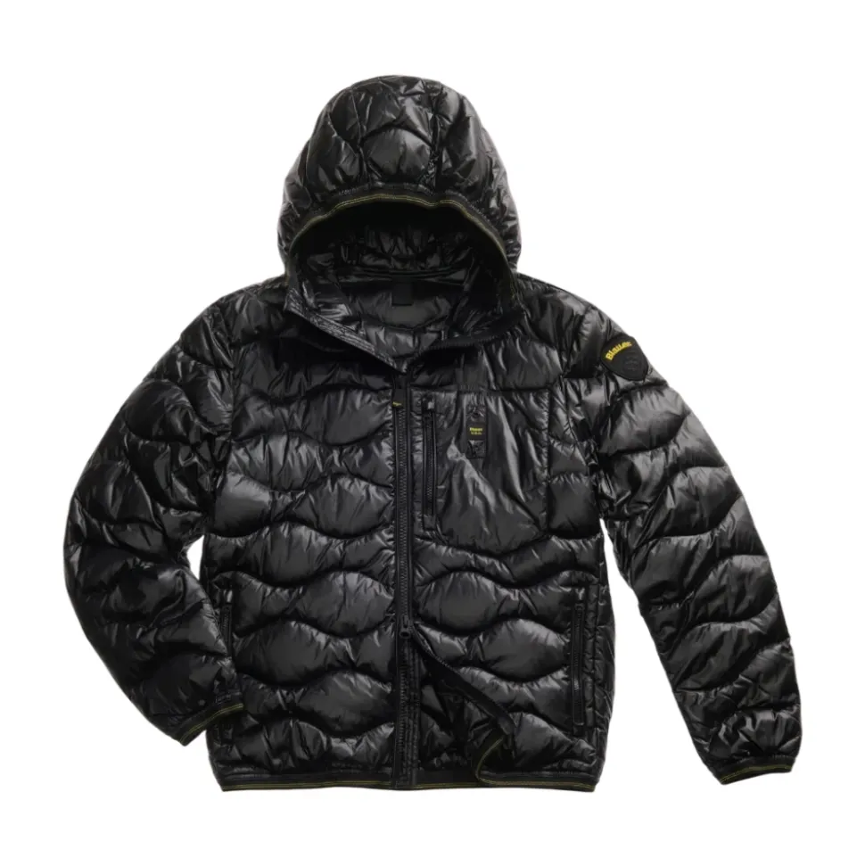 Schwarze Steppdaunenjacke AW25