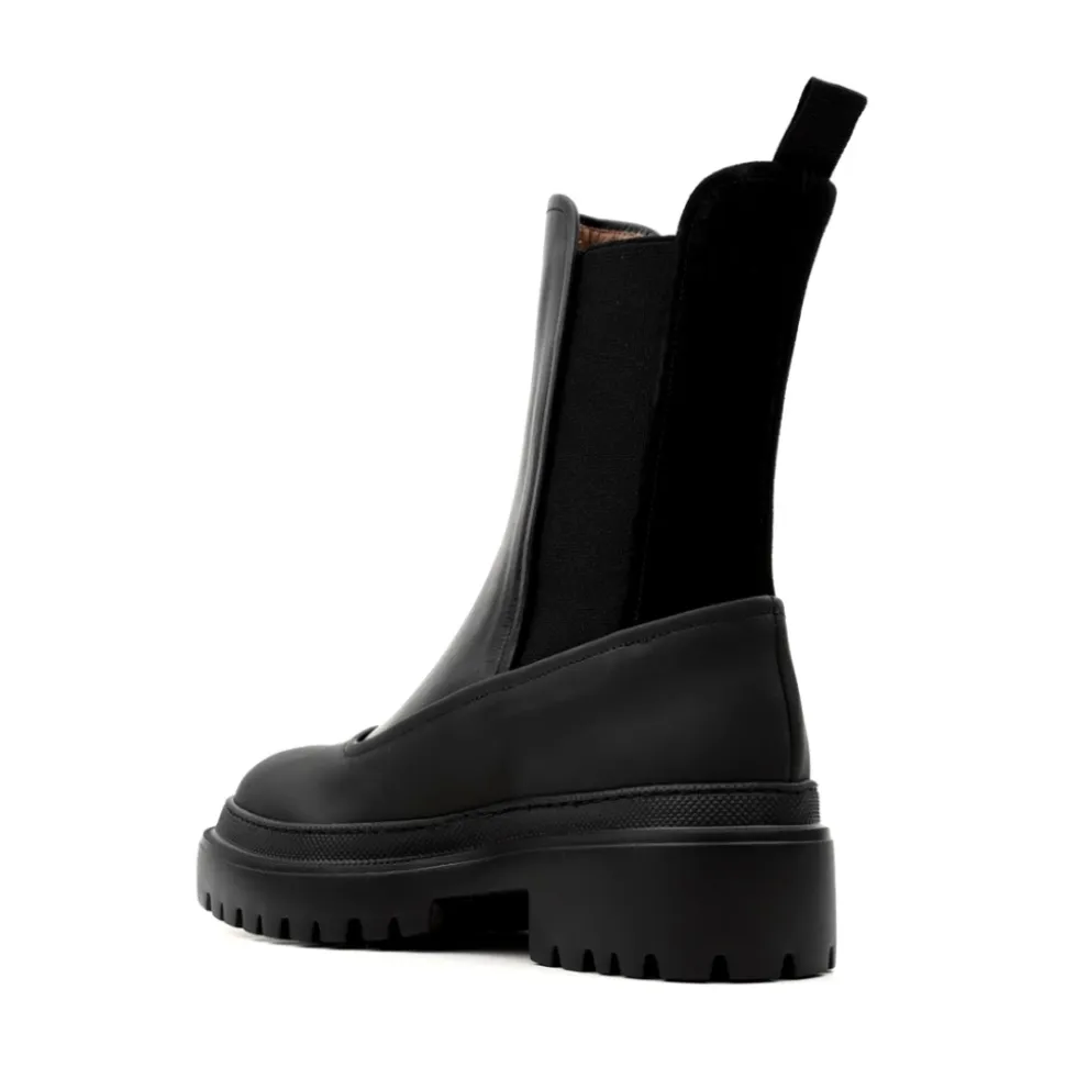 Schwarze Stiefel für Frauen