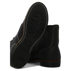 Schwarze Stiefeletten Iron Ranger Stil