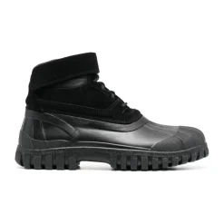 Schwarze Stiefeletten mit Touch-Strap-Verschluss