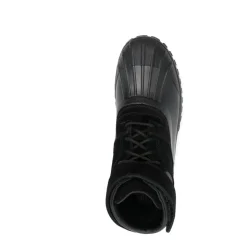 Schwarze Stiefeletten mit Touch-Strap-Verschluss
