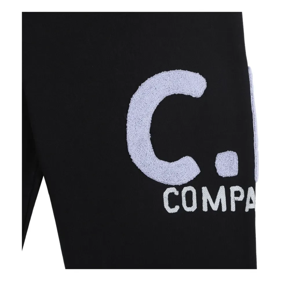 Schwarze Sweatpants mit Logo-Print