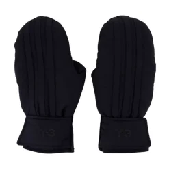 Schwarze Synthetik Handschuhe