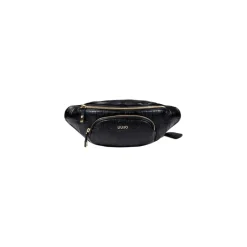 Schwarze Tasche mit Reißverschluss für Frauen